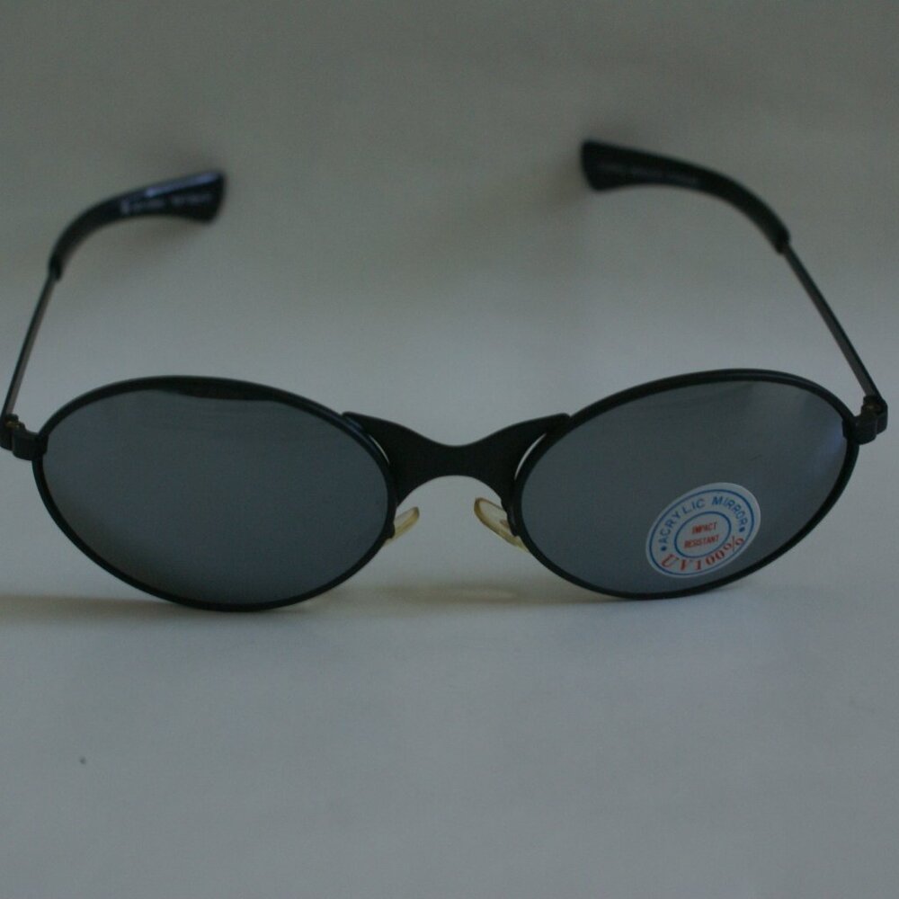 NWT True Vintage 90's Sports Wire Wrap around style smoke mirror lens sunglass